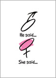 He Said... She Said...